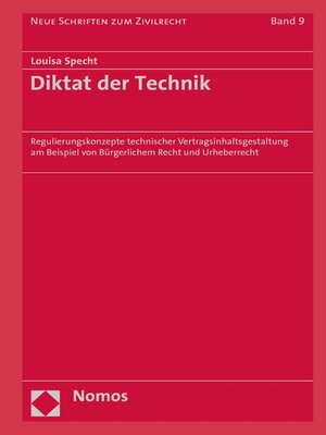 cover image of Diktat der Technik